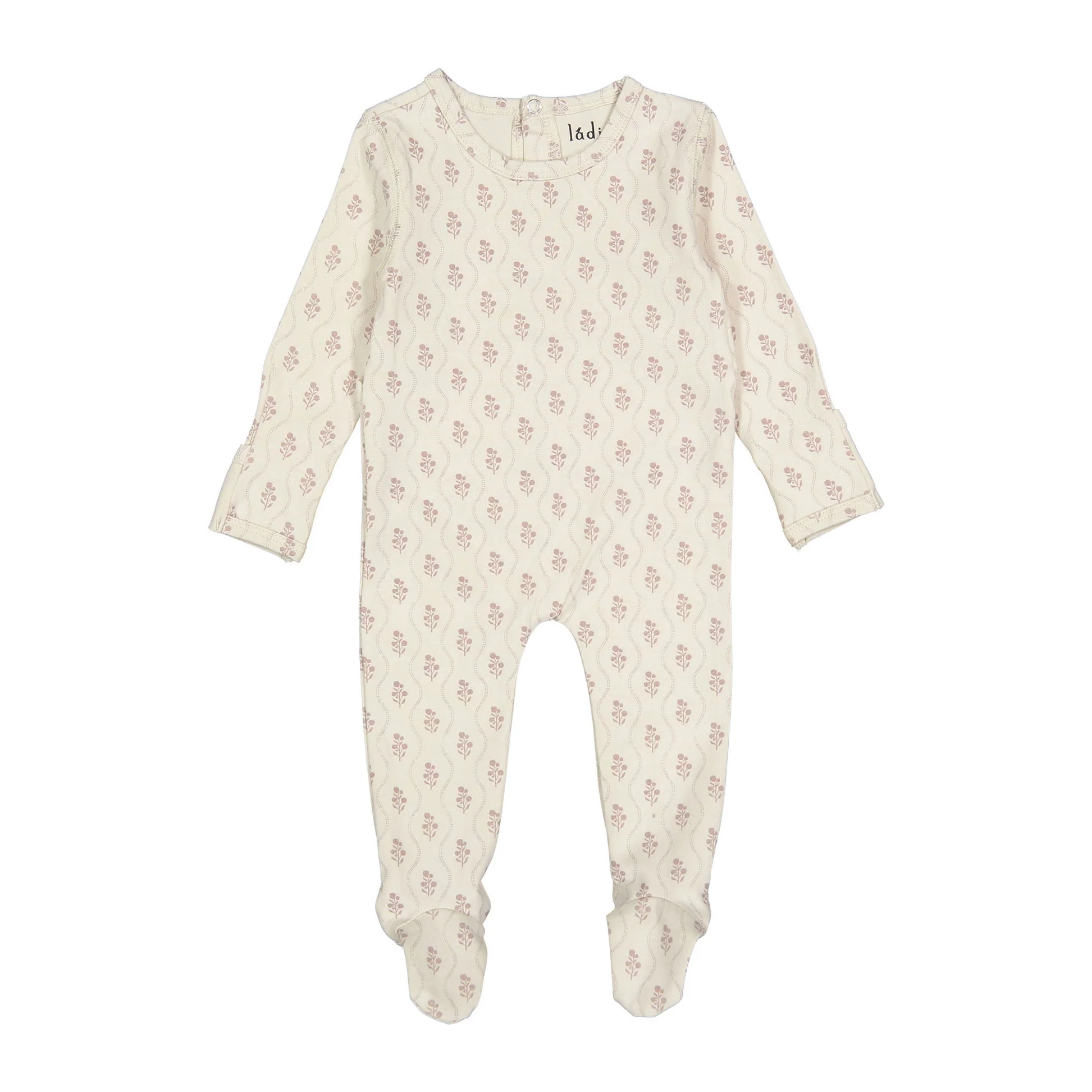 Ladida Layette Pink Tapestry Romper