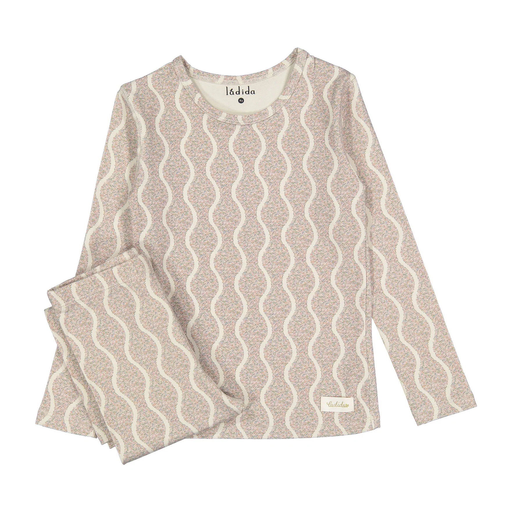 Ladida Layette Pink Wave Pajamas