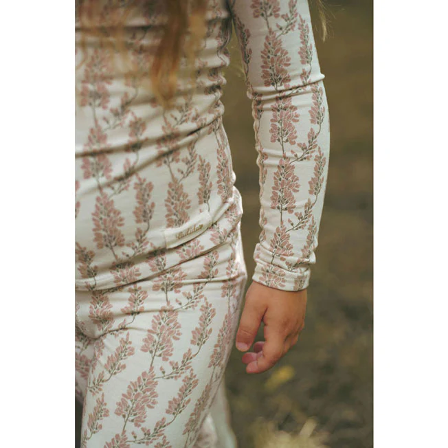Ladida Layette Pink Wisteria Pajama Set - Image 4