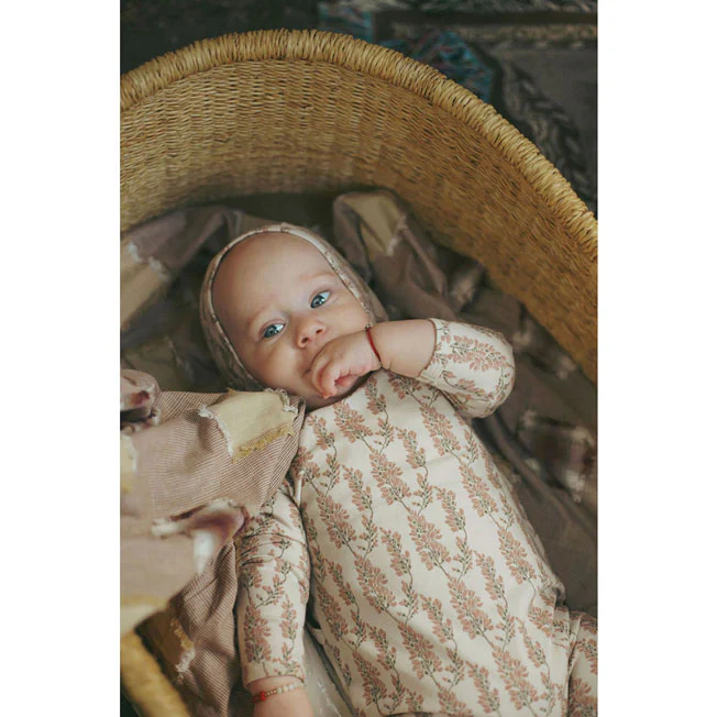 Ladida Layette Pink Wisteria Romper + Bonnet + Blanket - Image 2
