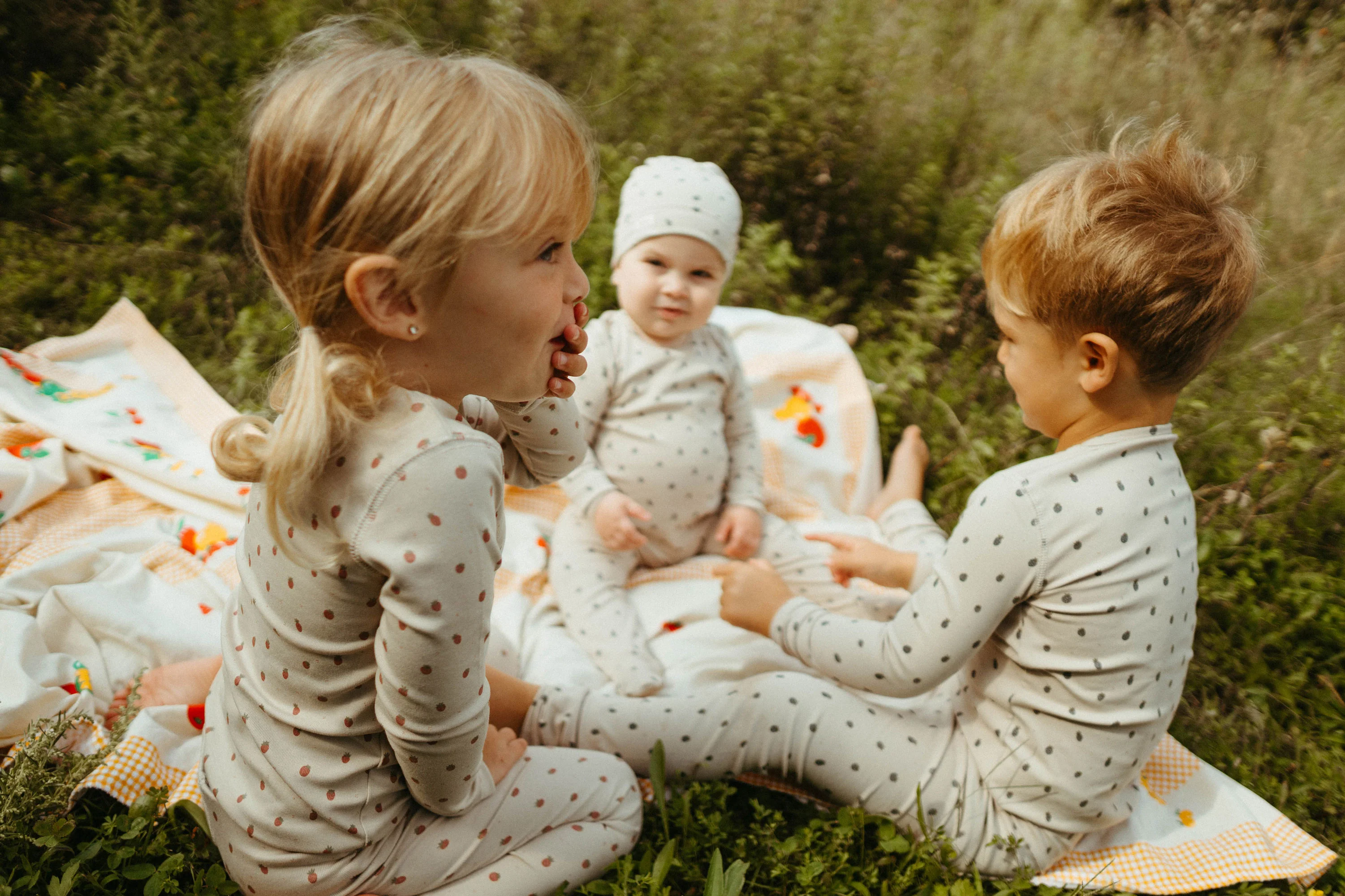 Ladida Layette Red Berry Pajamas - Image 3