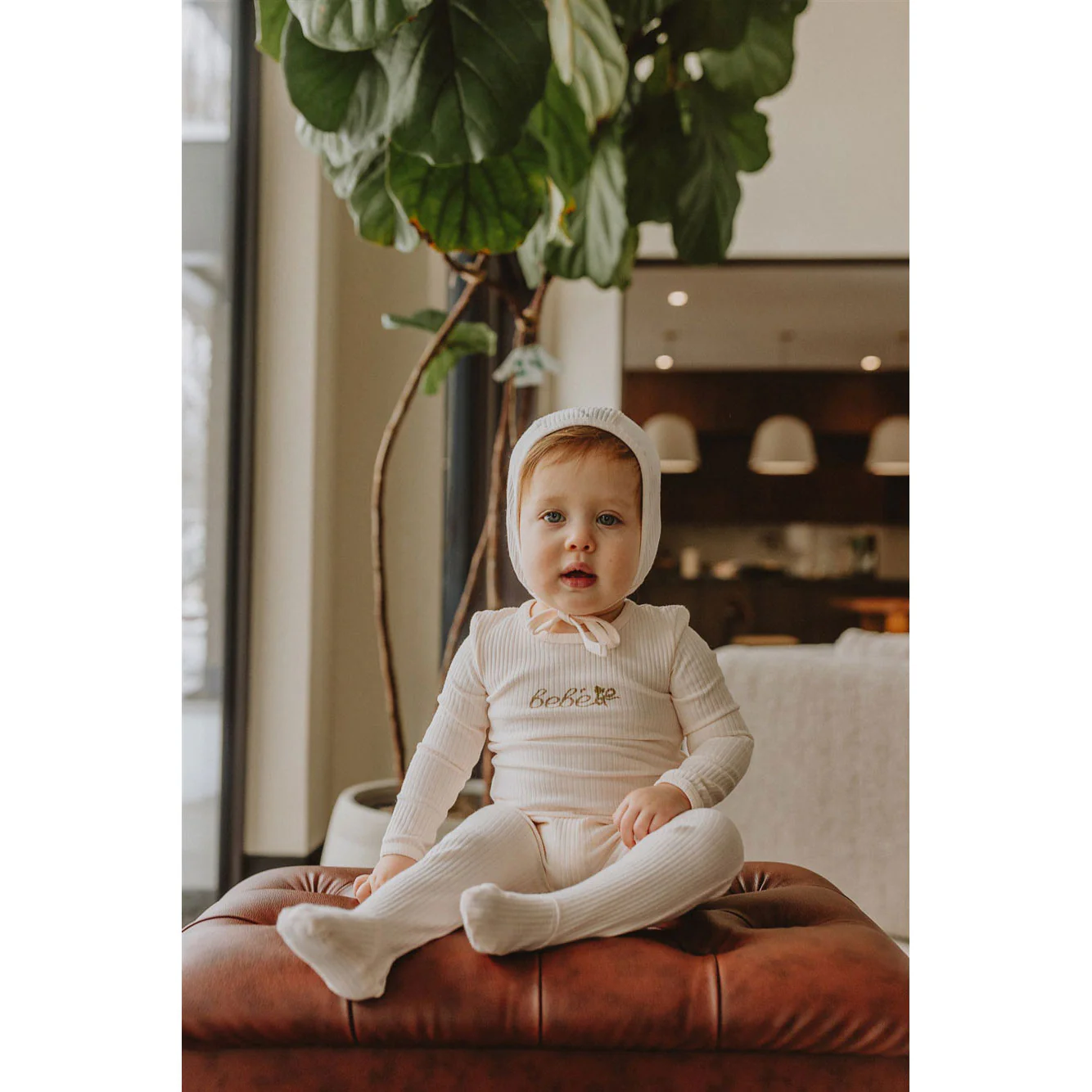 Ladida Layette Rose Bebe Footie+ Bonnet+ Blanket - Image 3