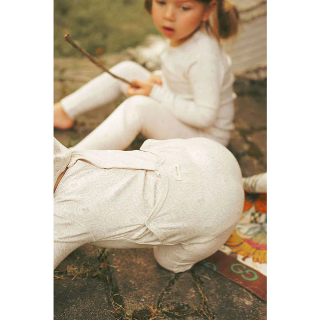Ladida Layette Rose Demask Romper - Image 3