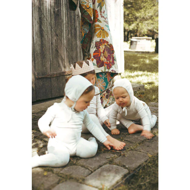 Ladida Layette Rose Demask Romper - Image 5