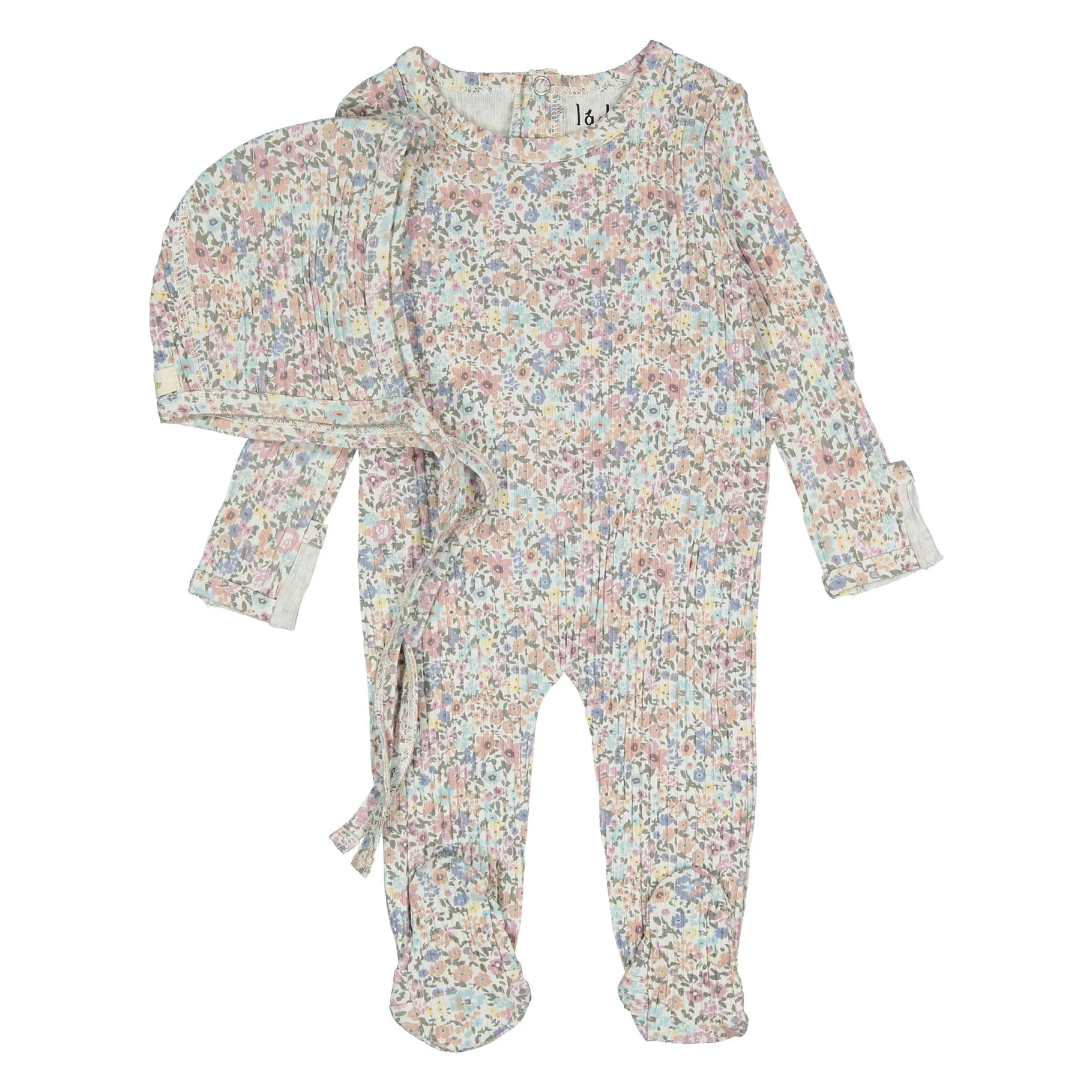 Ladida Layette Secret Garden Footie+ Bonnet