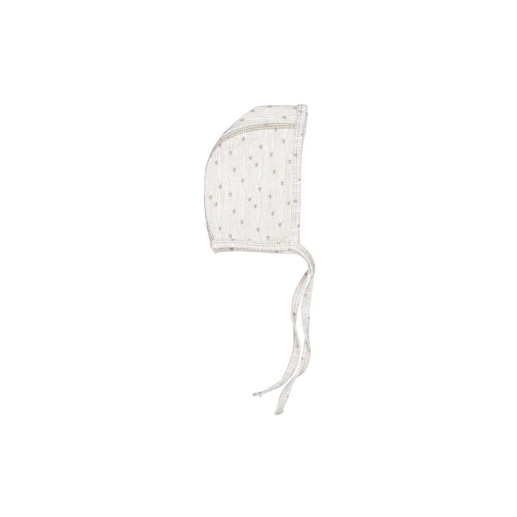 Ladida Layette Star Print Bonnet