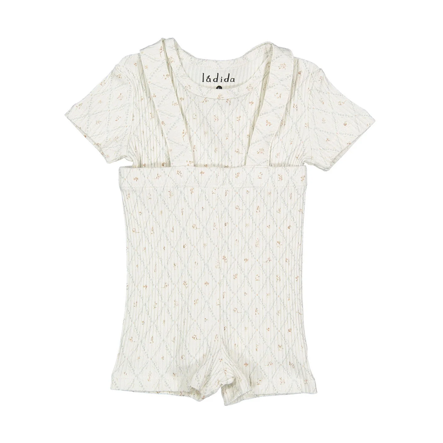 Ladida Layette Taupe Fairytale Suspender Set