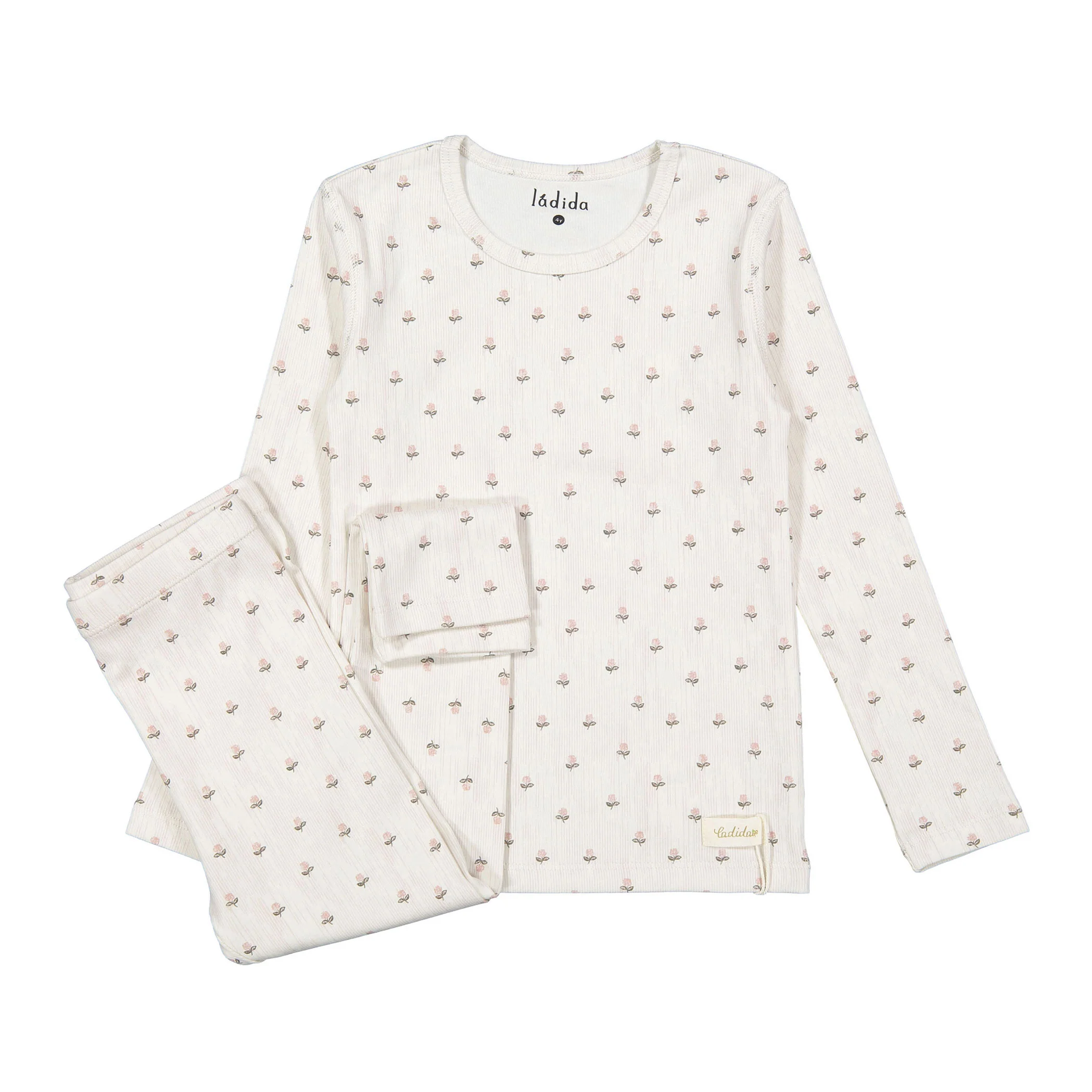 Ladida Layette Vintage Rose Pajamas