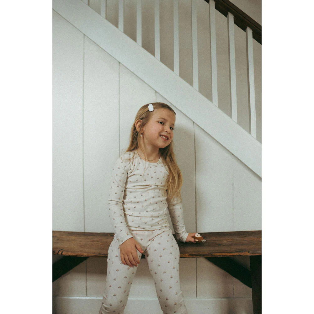 Ladida Layette Vintage Rose Pajamas - Image 3