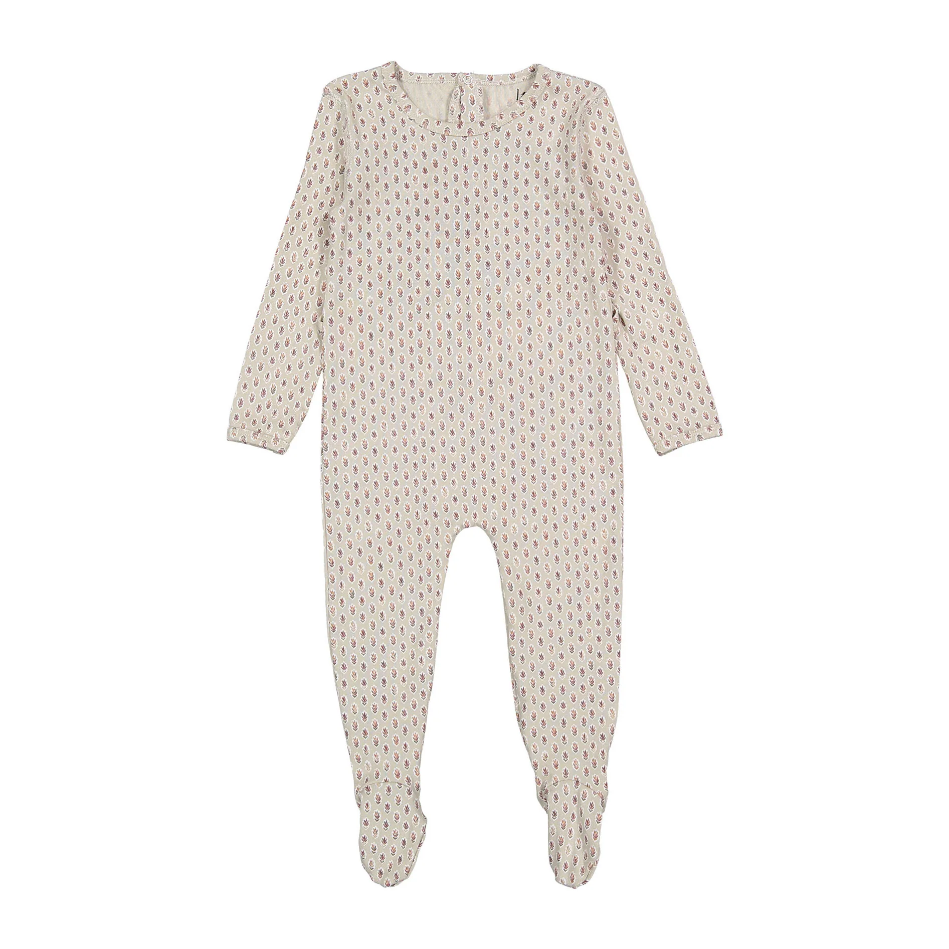 Ladida Layette Wheat Pattern Romper