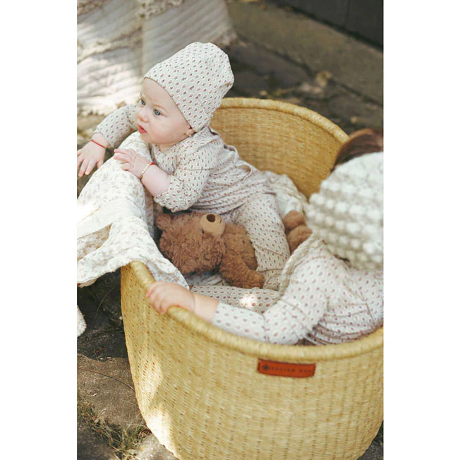 Ladida Layette Wheat Pattern Romper - Image 2
