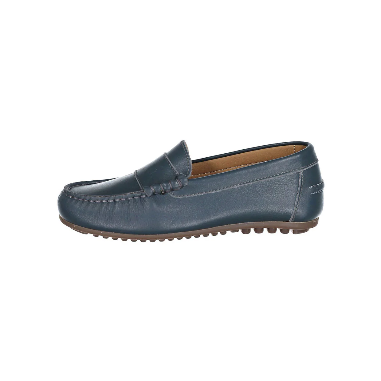 Ladida Petrol Leather Loafer - Image 2