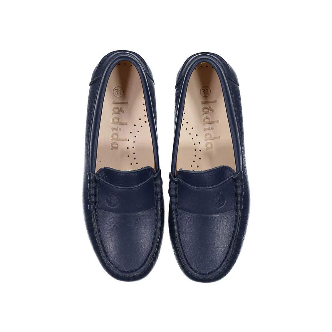 Ladida ShoesNavy Leather Loafer
