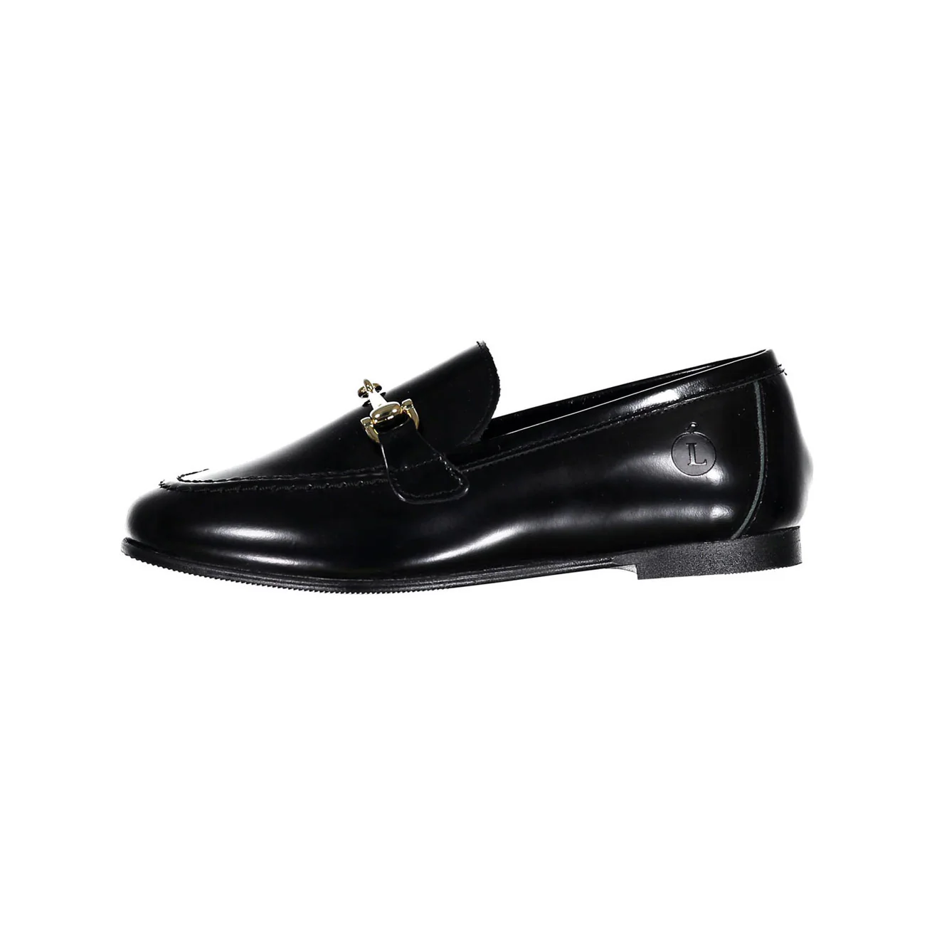 Ladida Shoes Black Chain Loafer - Image 2