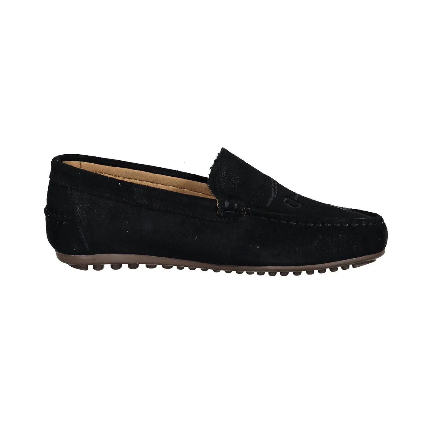 Ladida Shoes Black Suede Buckled Embroidered Loafers - Image 3