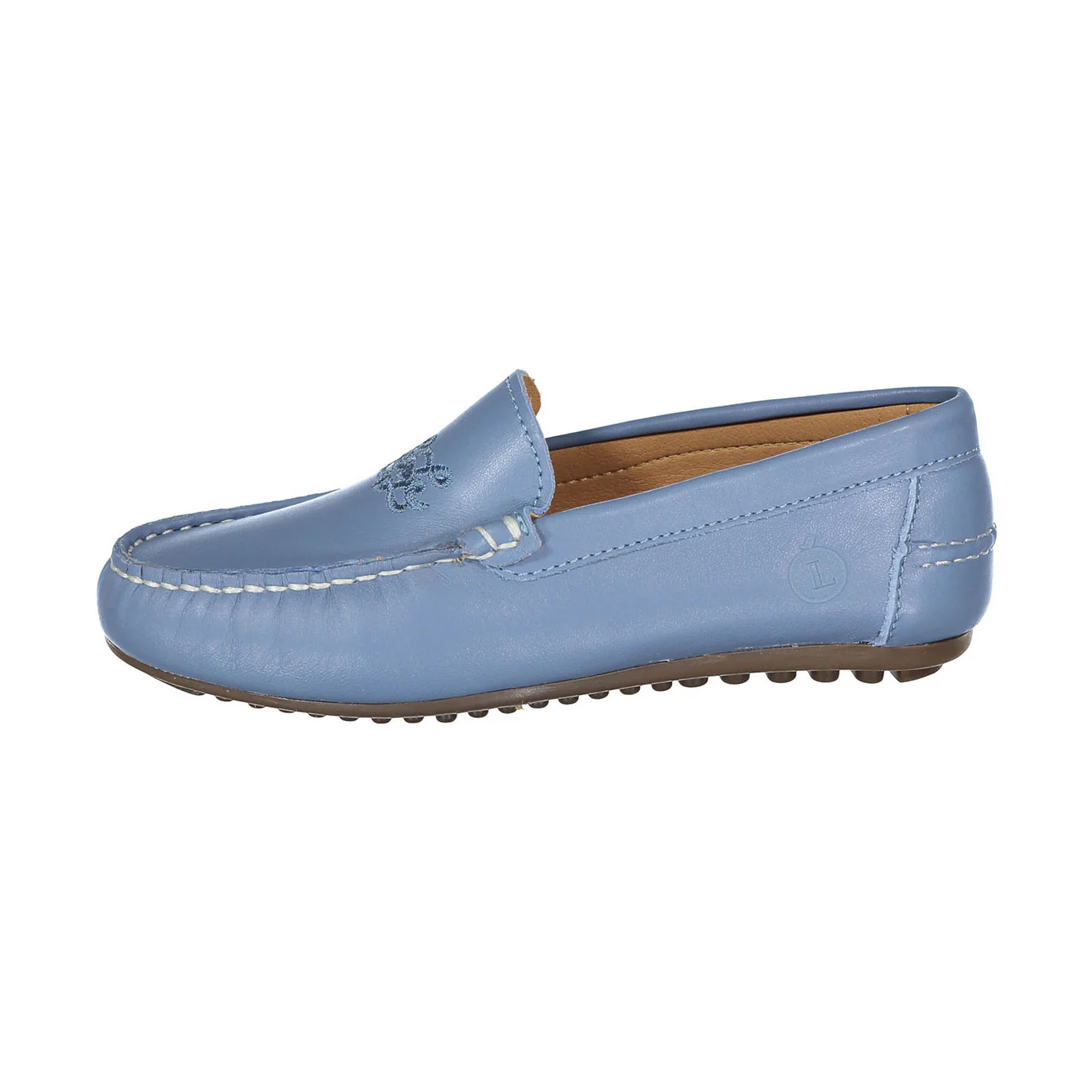 Ladida Shoes Blue Logo Embroidered Loafer - Image 2