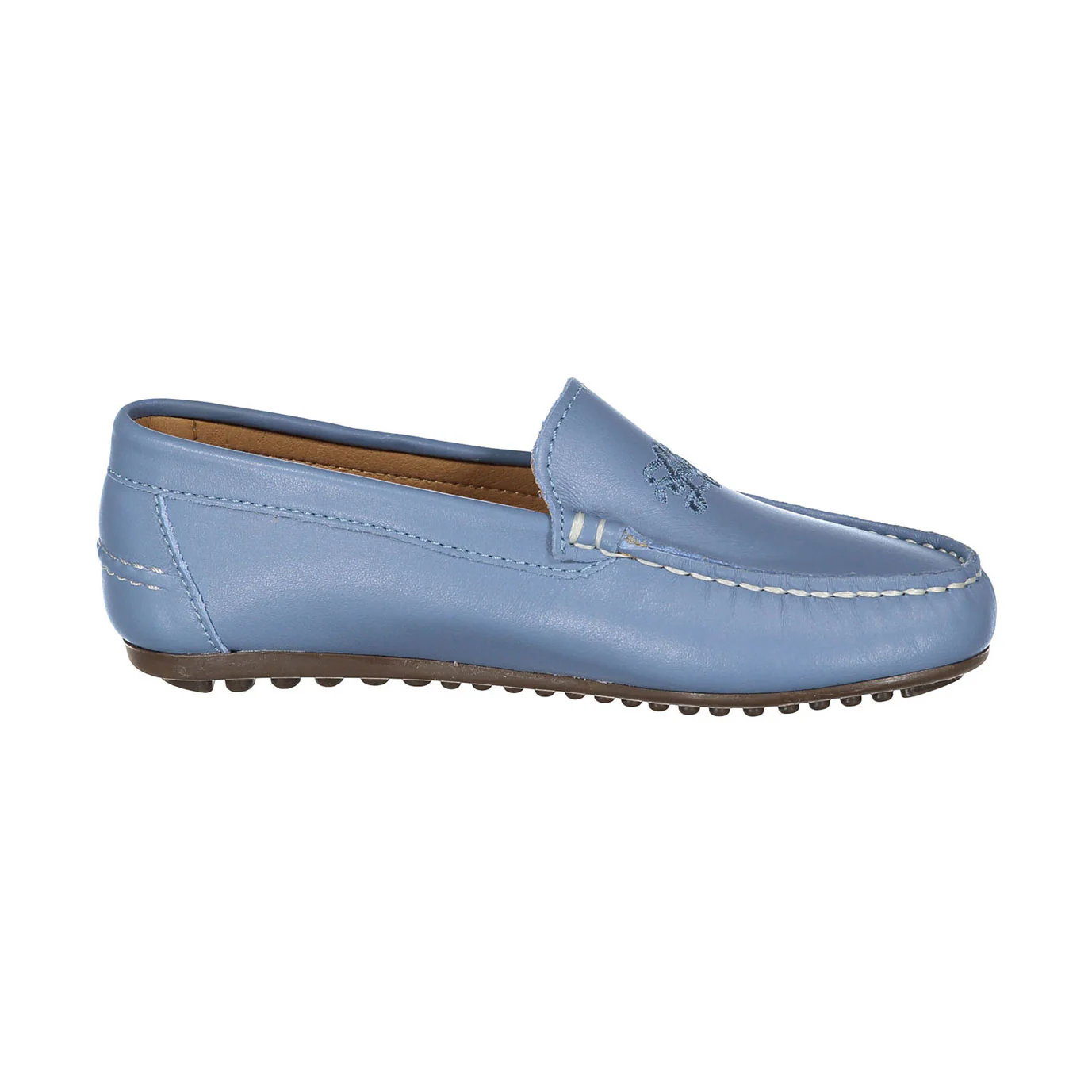 Ladida Shoes Blue Logo Embroidered Loafer - Image 3