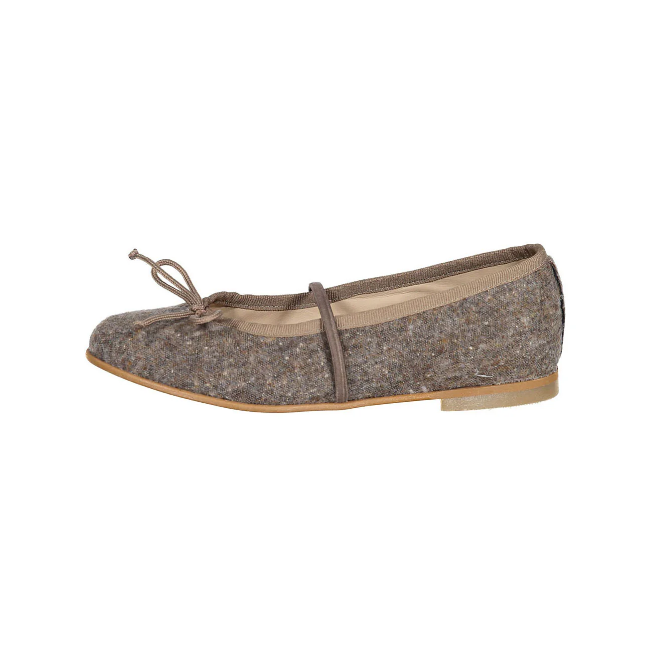 Ladida Shoes Brown Wool Speckled Mary Janes - Image 2