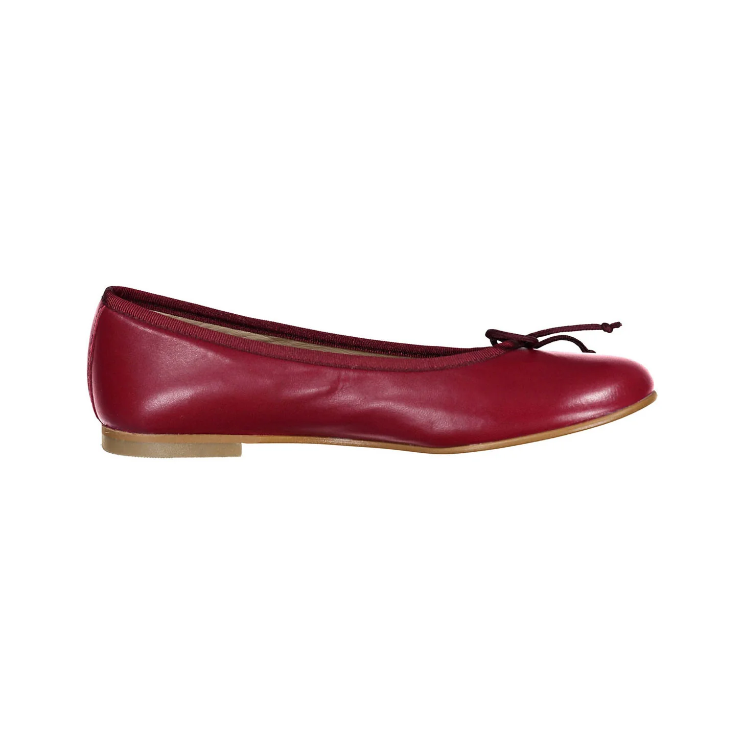 Ladida Shoes Burgundy Leather Ballet Flats - Image 3