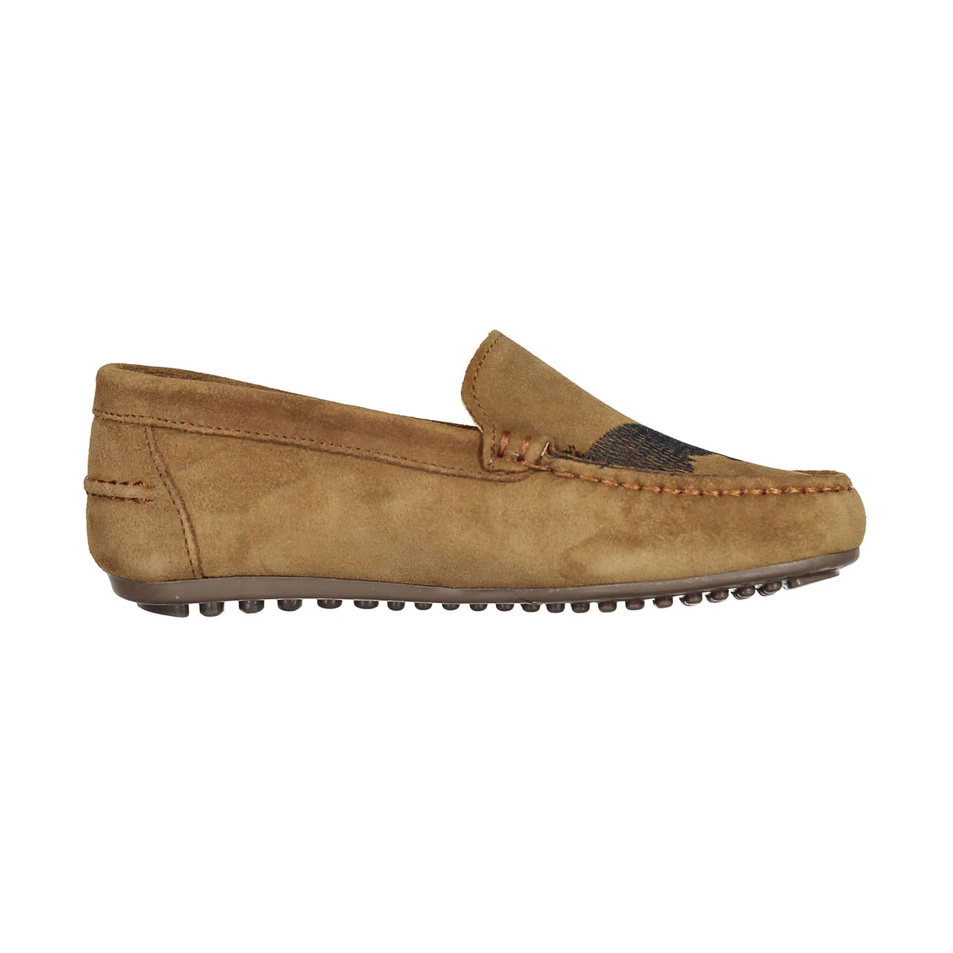 Ladida Shoes Camel Suede Dog Embroidered Loafer - Image 3