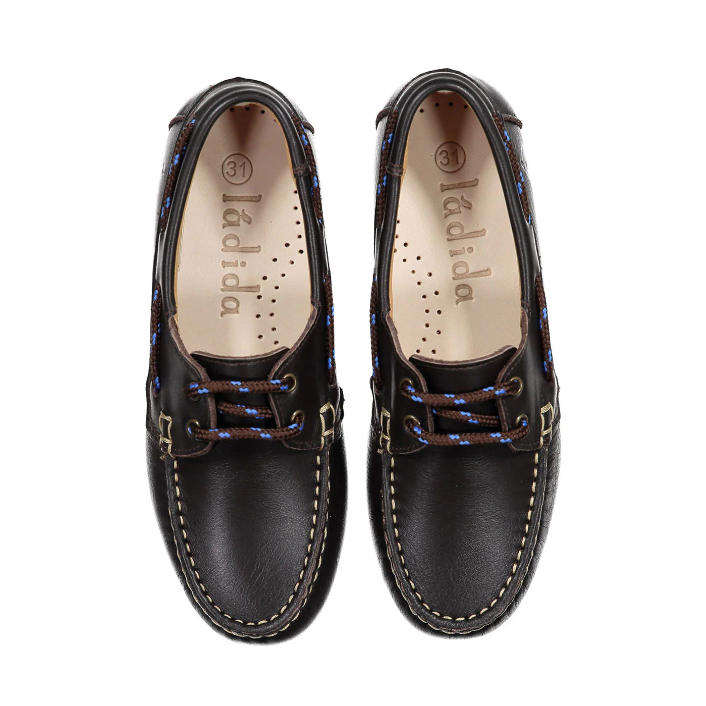 Ladida Shoes Dark Brown Boat Loafer