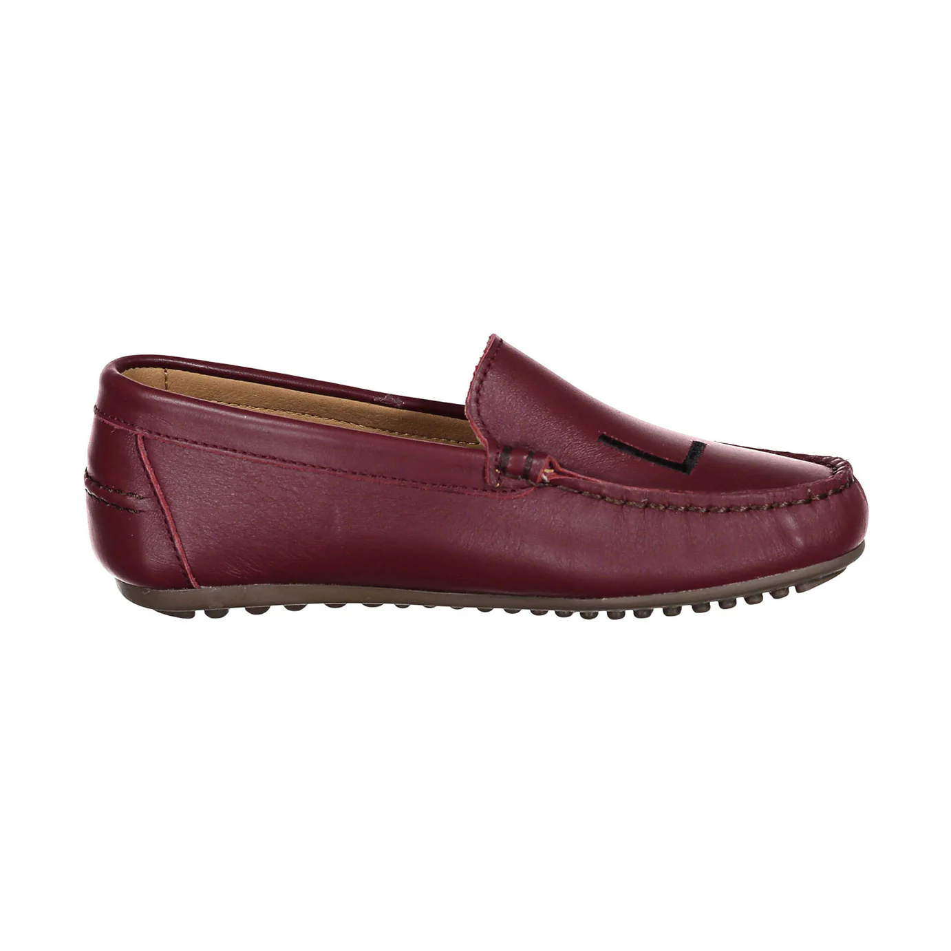 Ladida Shoes Dark Burgundy L Embroidered Loafer - Image 3
