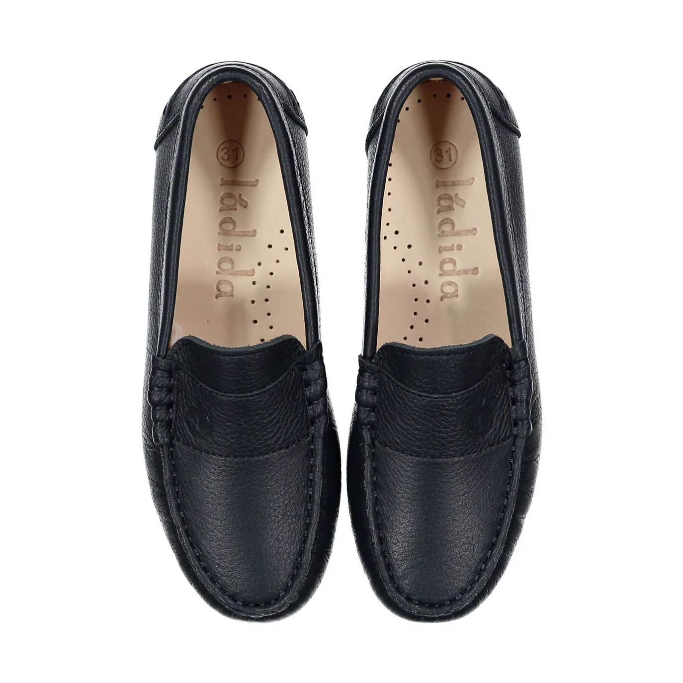 Ladida Shoes Deep Navy Croc Loafer