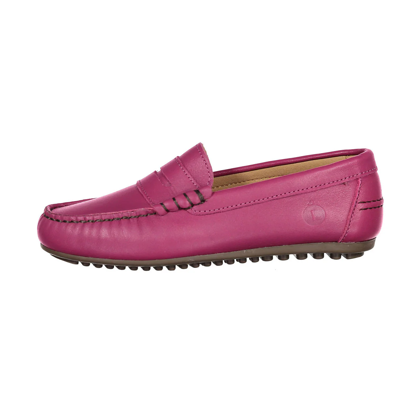 Ladida Shoes Fuchsia Leather Penny Loafer - Image 2