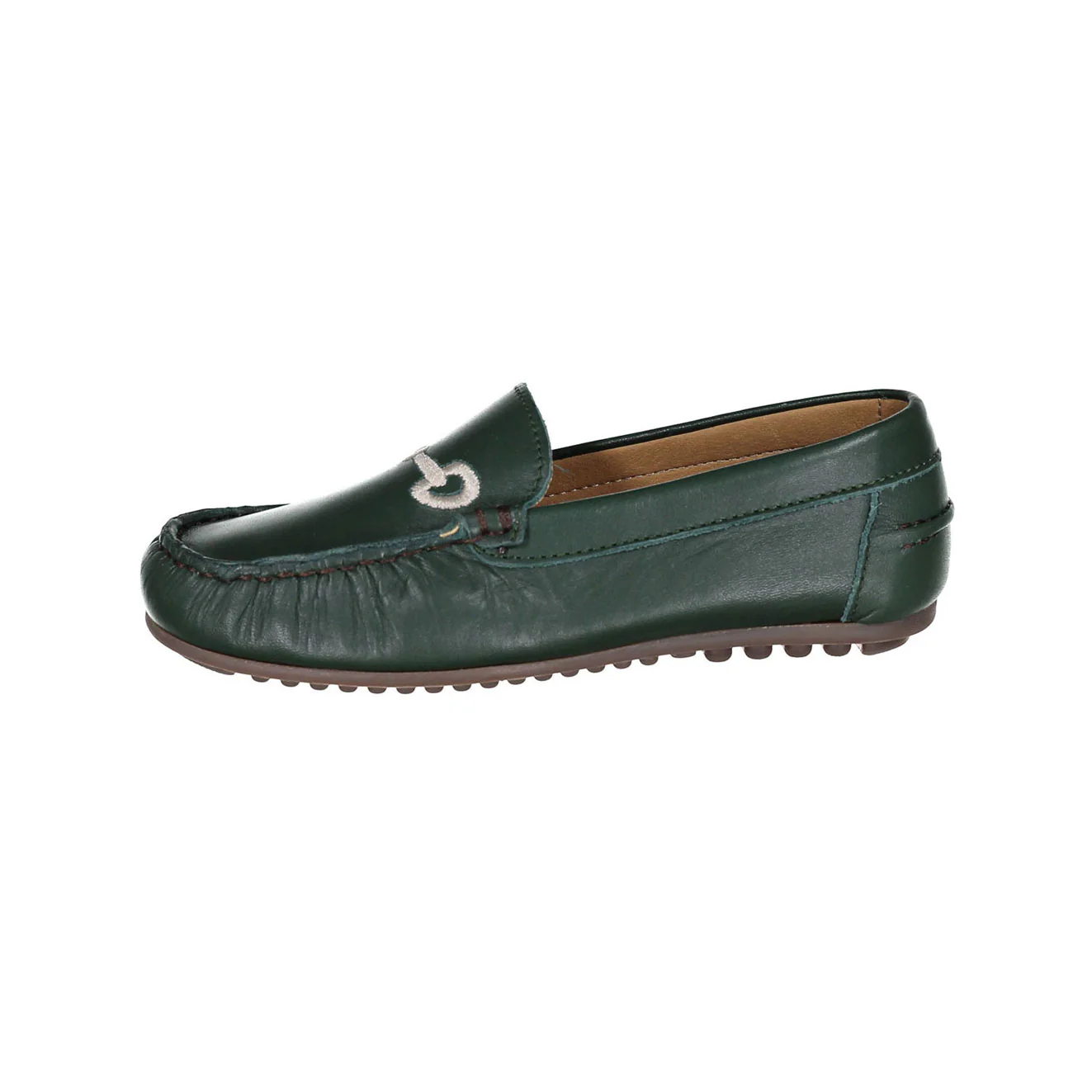 Ladida Shoes Green Embroidered Buckle Loafer - Image 2