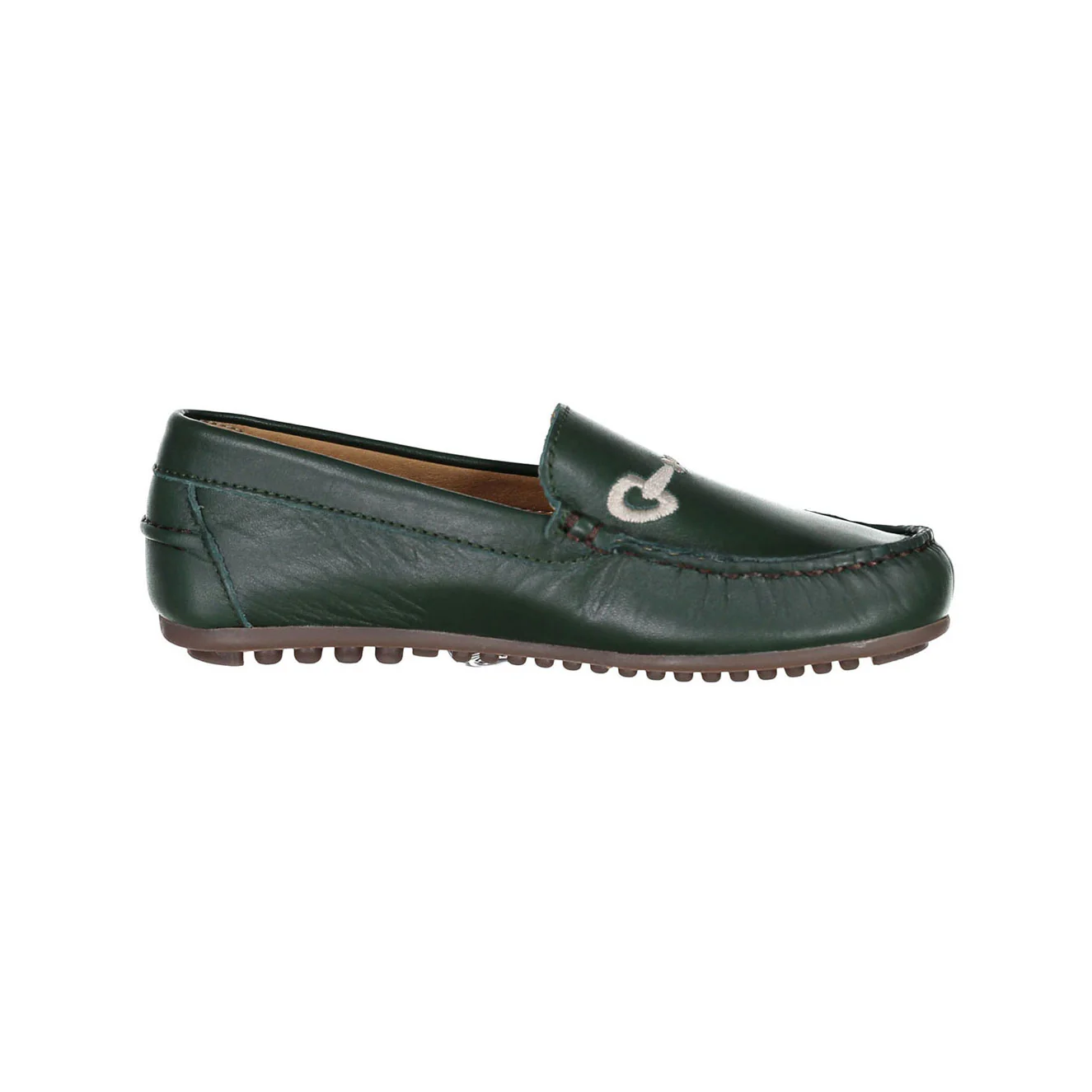 Ladida Shoes Green Embroidered Buckle Loafer - Image 3