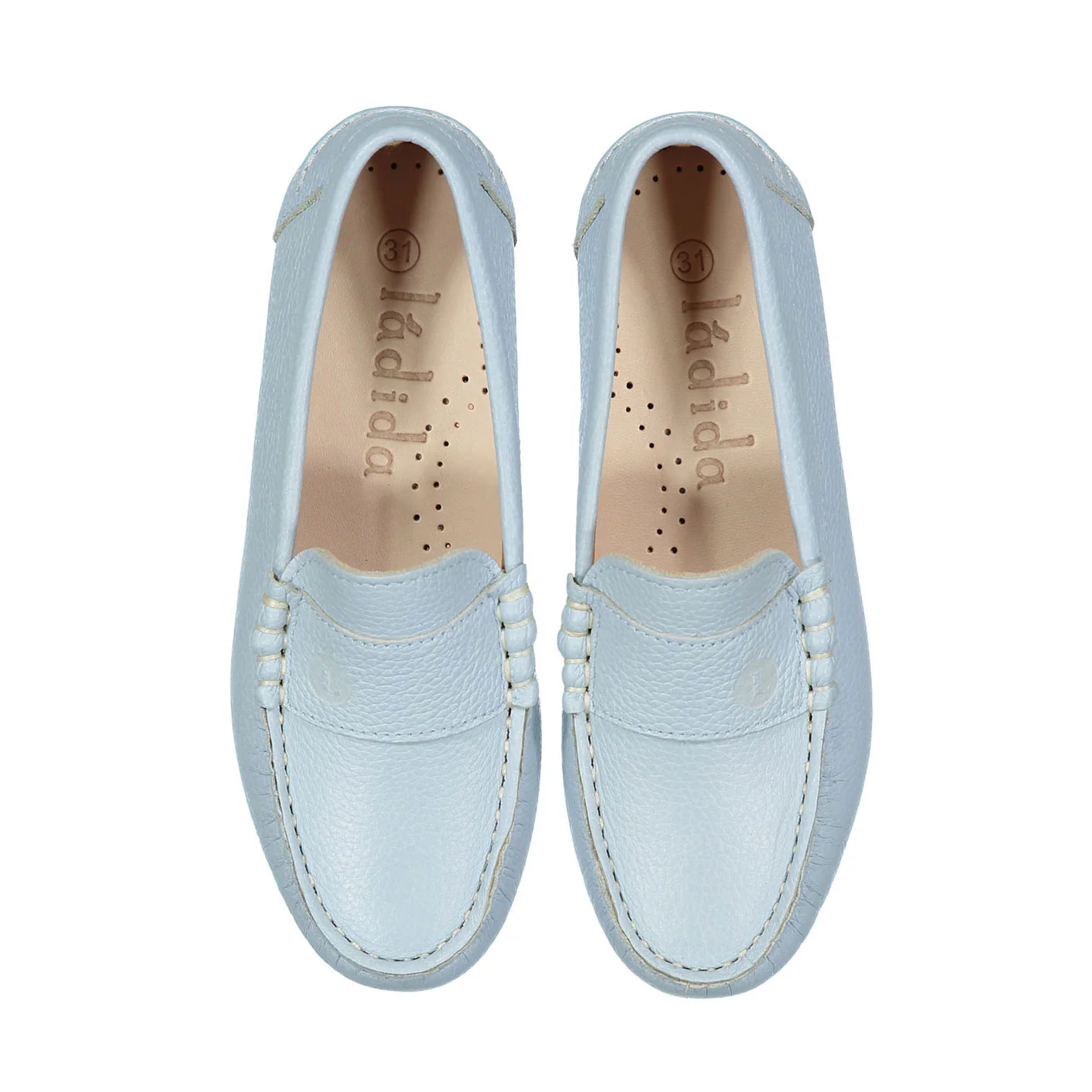 Ladida Shoes Light Blue Croc Loafer