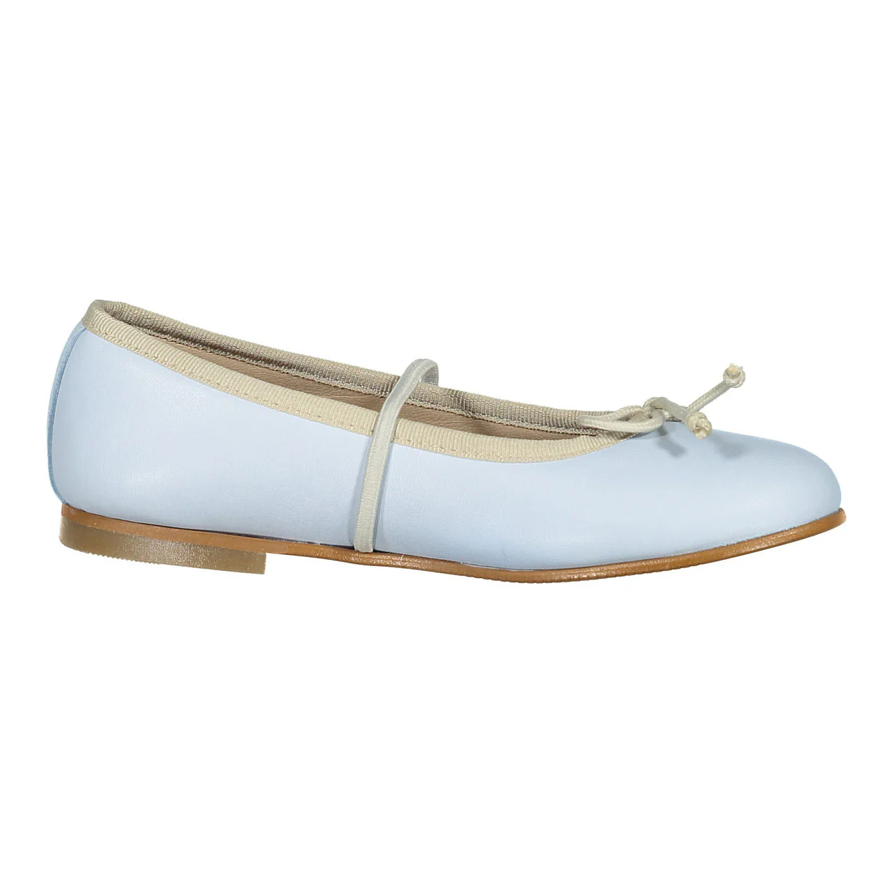 Ladida Shoes Light Blue Strap Ballet Flats - Image 3