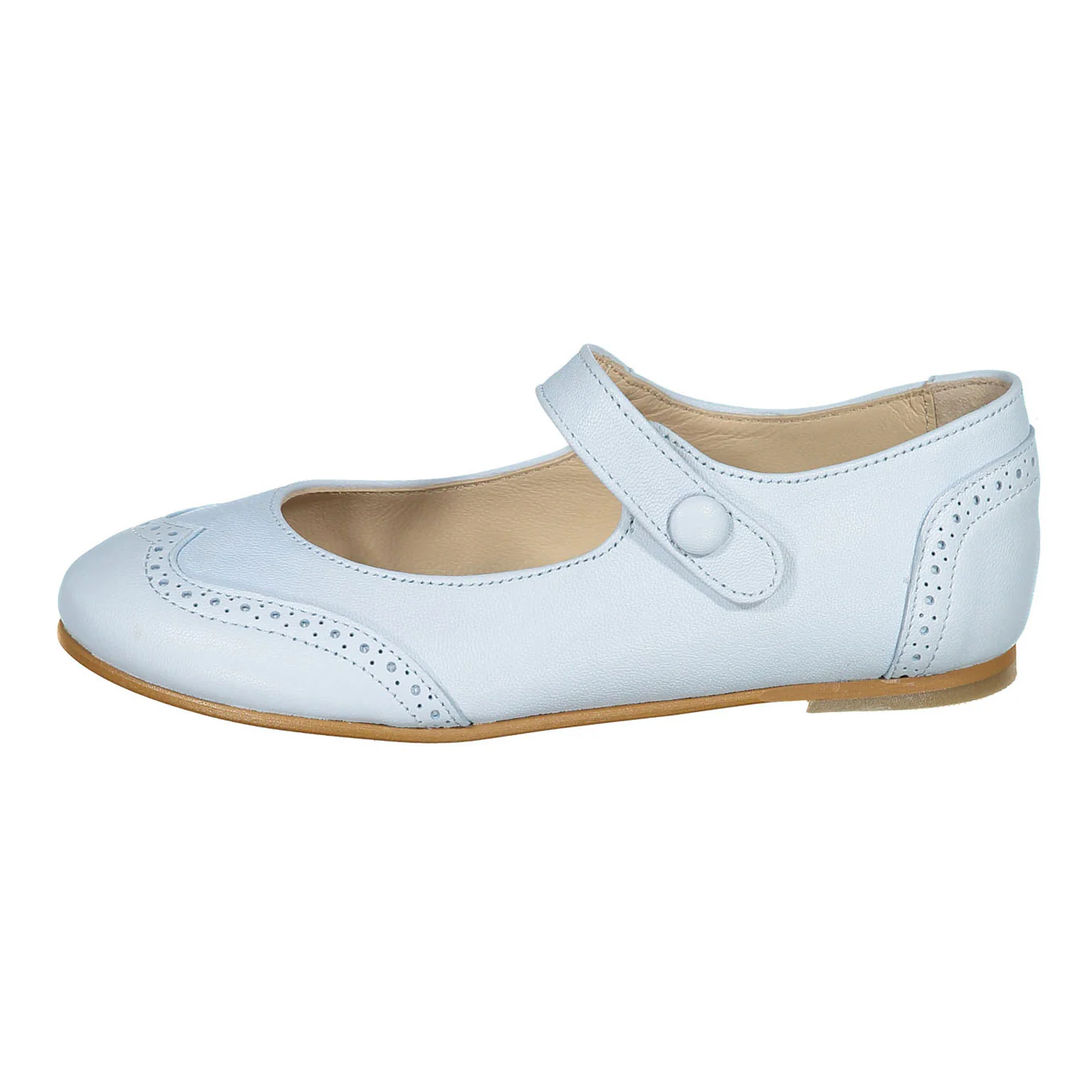 Ladida Shoes Light Blue Wingtip Mary Janes - Image 2