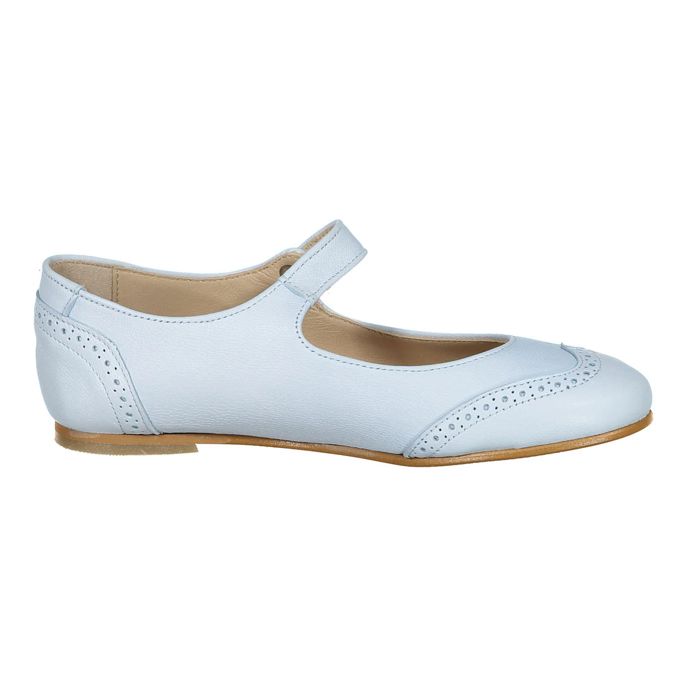 Ladida Shoes Light Blue Wingtip Mary Janes - Image 3