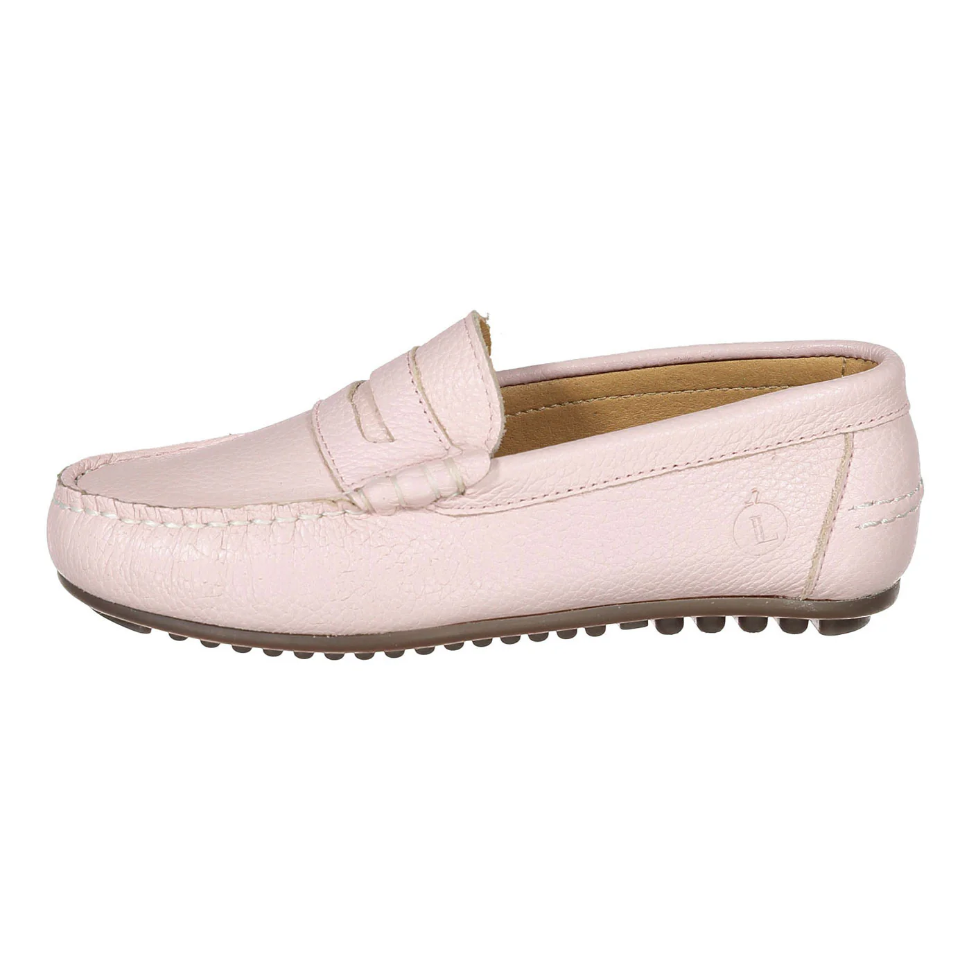 Ladida Shoes Light Pink Pebbled Loafers - Image 2