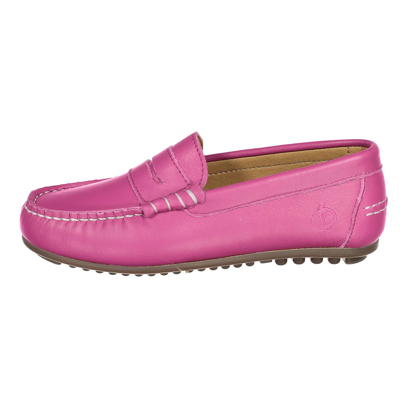 Ladida Shoes Magenta Leather Loafers - Image 2