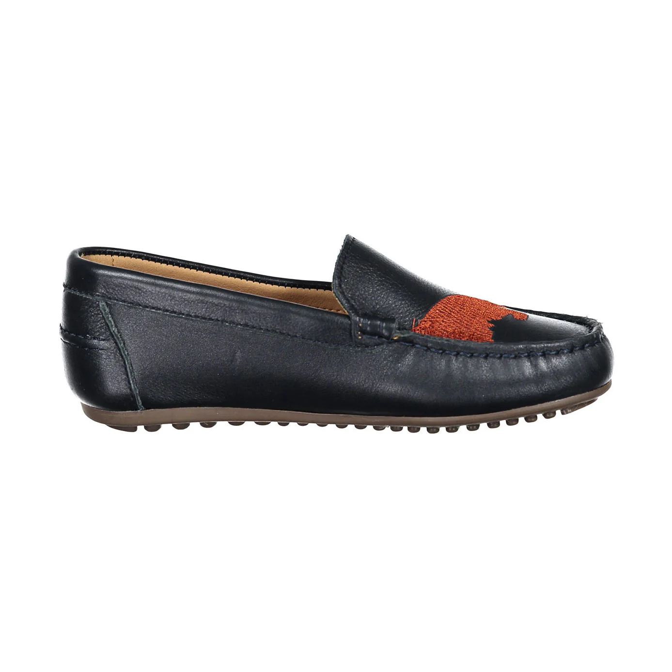 Ladida Shoes Navy Dog Embroidered Loafer - Image 3