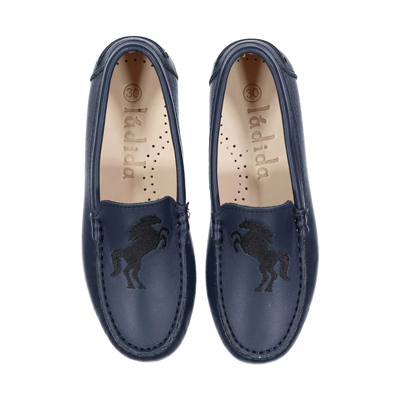 Ladida Shoes Navy Horse Loafer