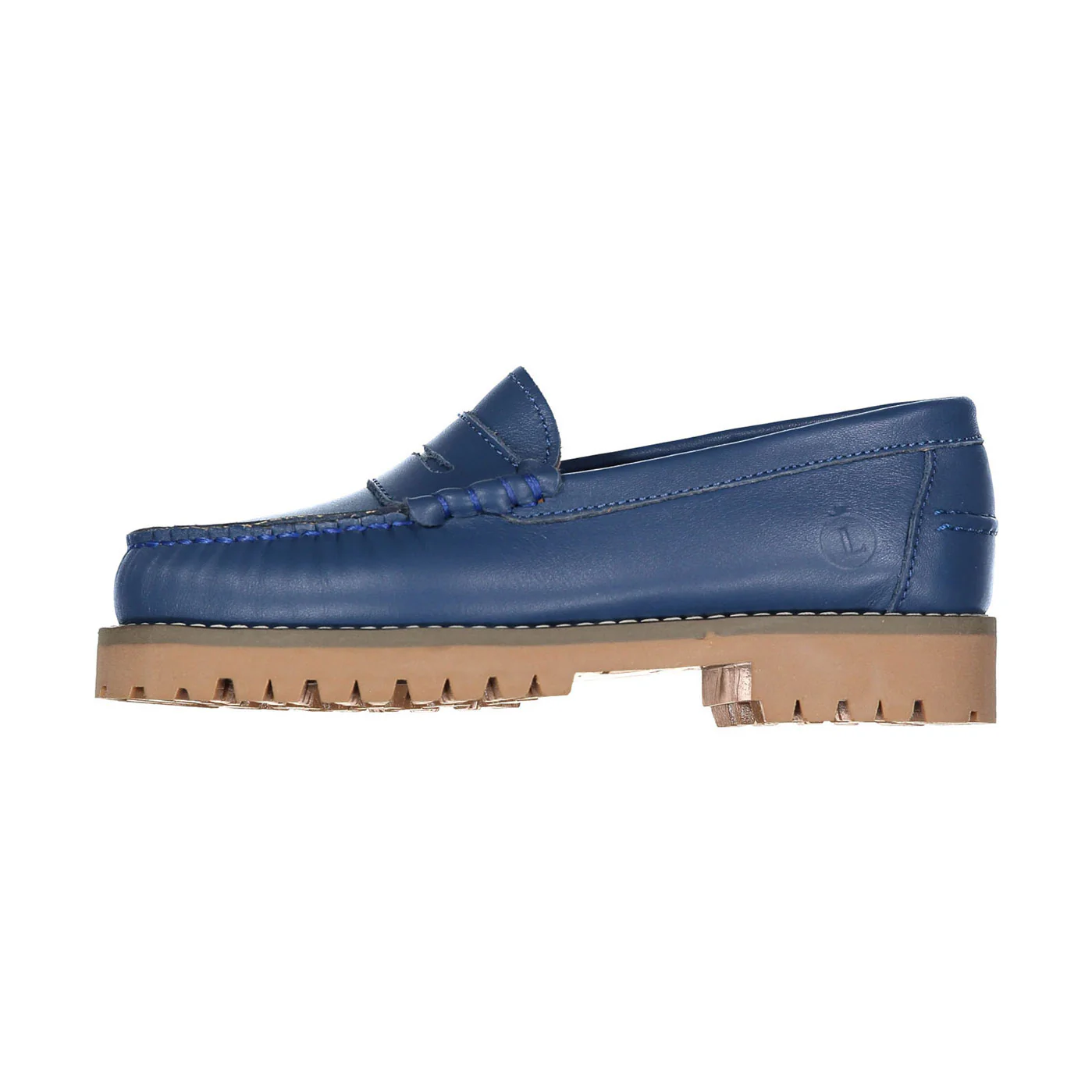Ladida Shoes Royal Blue Chunky Loafer - Image 2