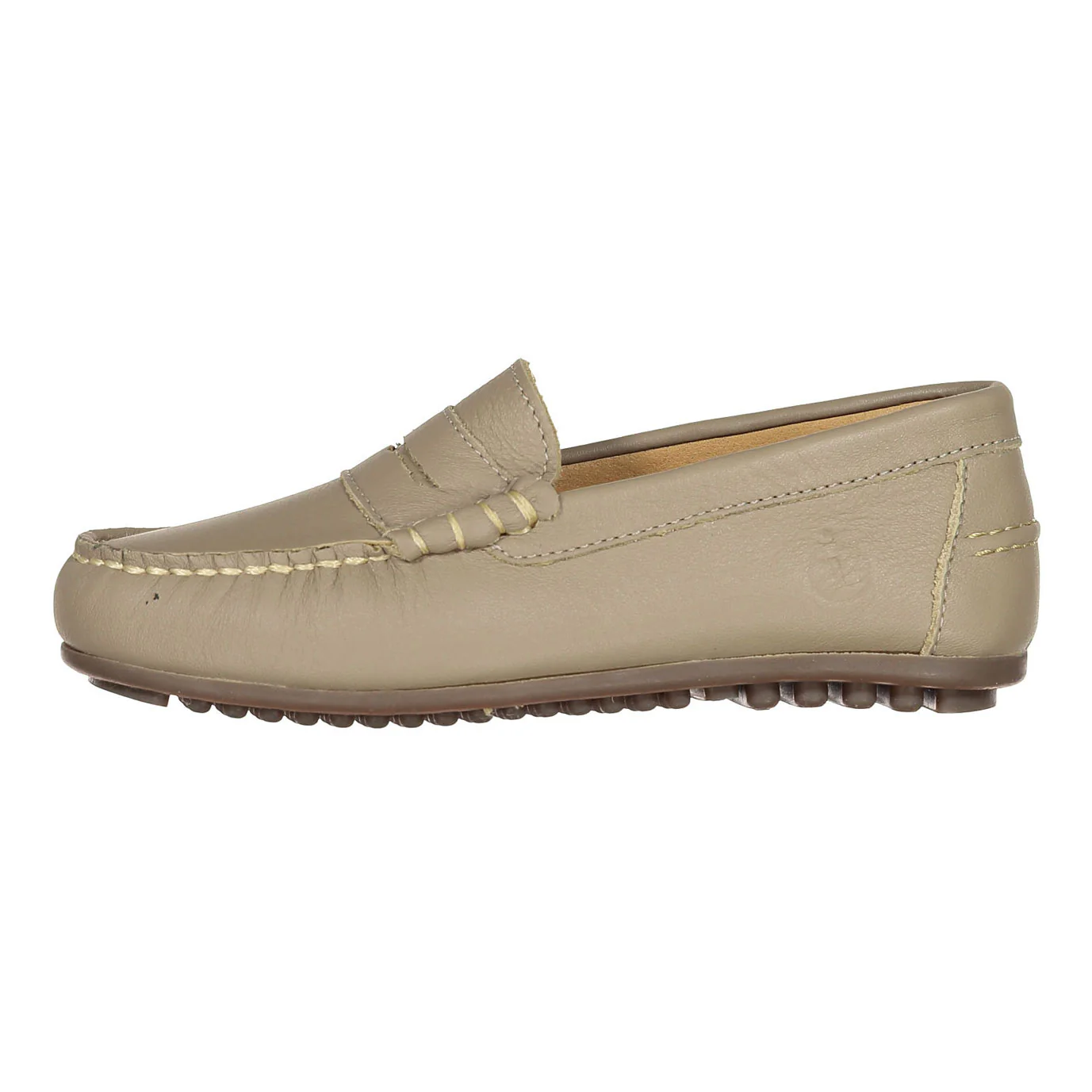 Ladida Shoes Taupe Leather Loafers - Image 2