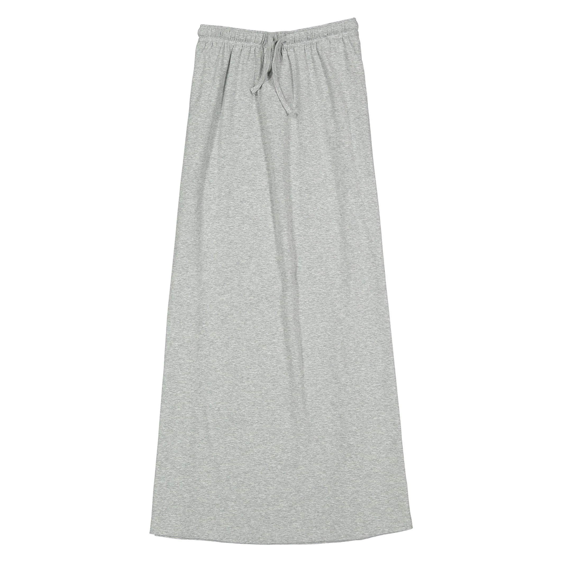 Ladida WKND Heather Grey Drawstring Maxi Skirt