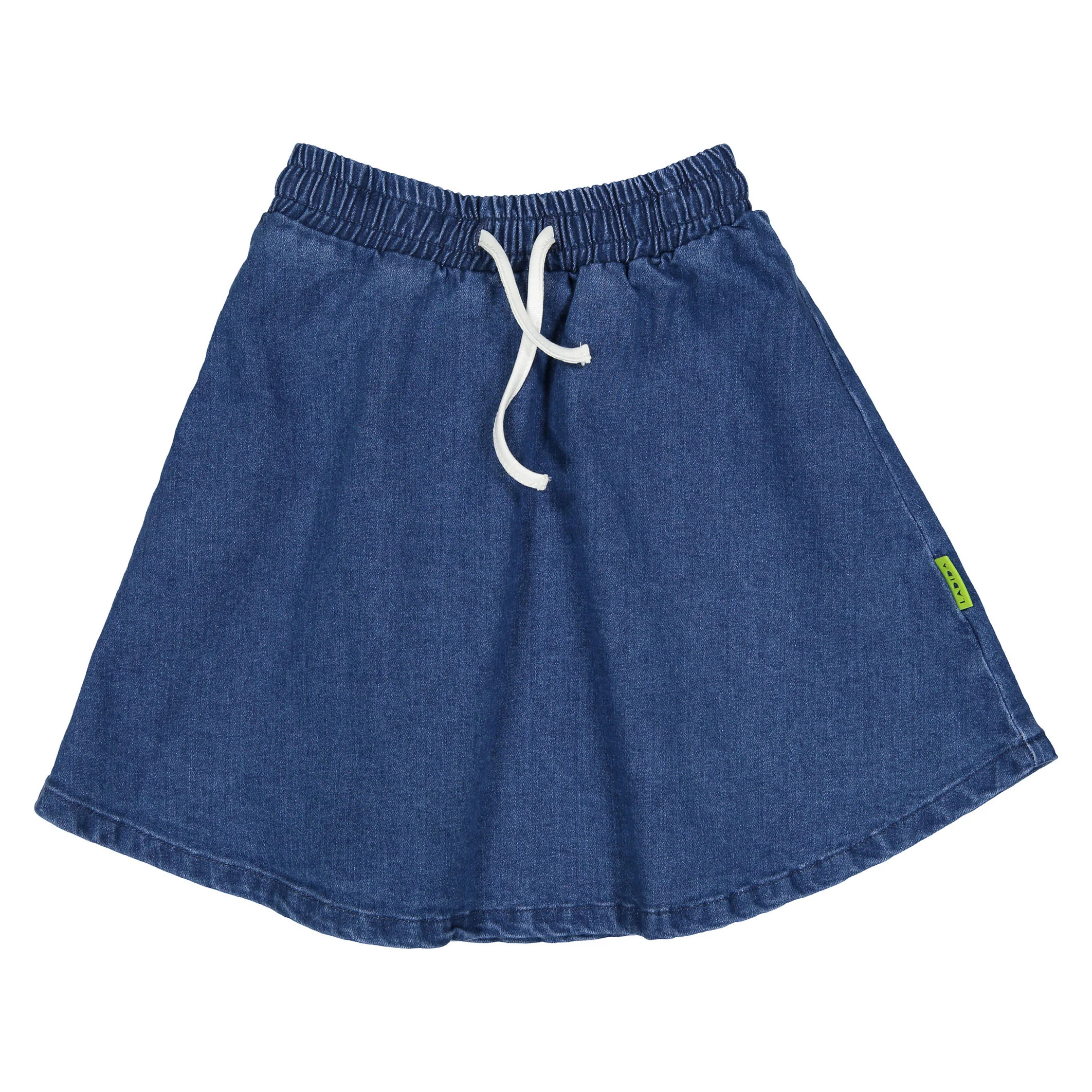 Ladida WKND Denim Drawstring Short Skirt