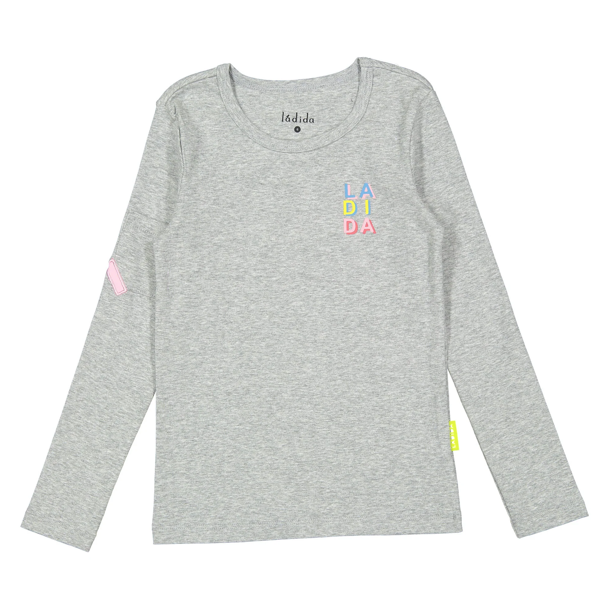 Ladida WKND Heather Grey Logo Tee