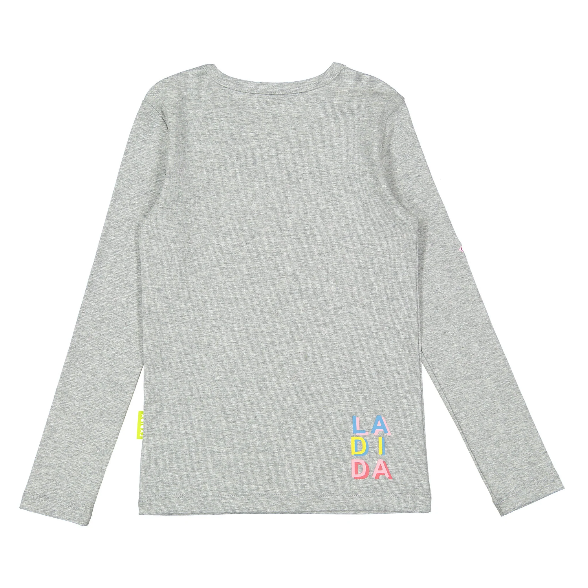 Ladida WKND Heather Grey Logo Tee - Image 2