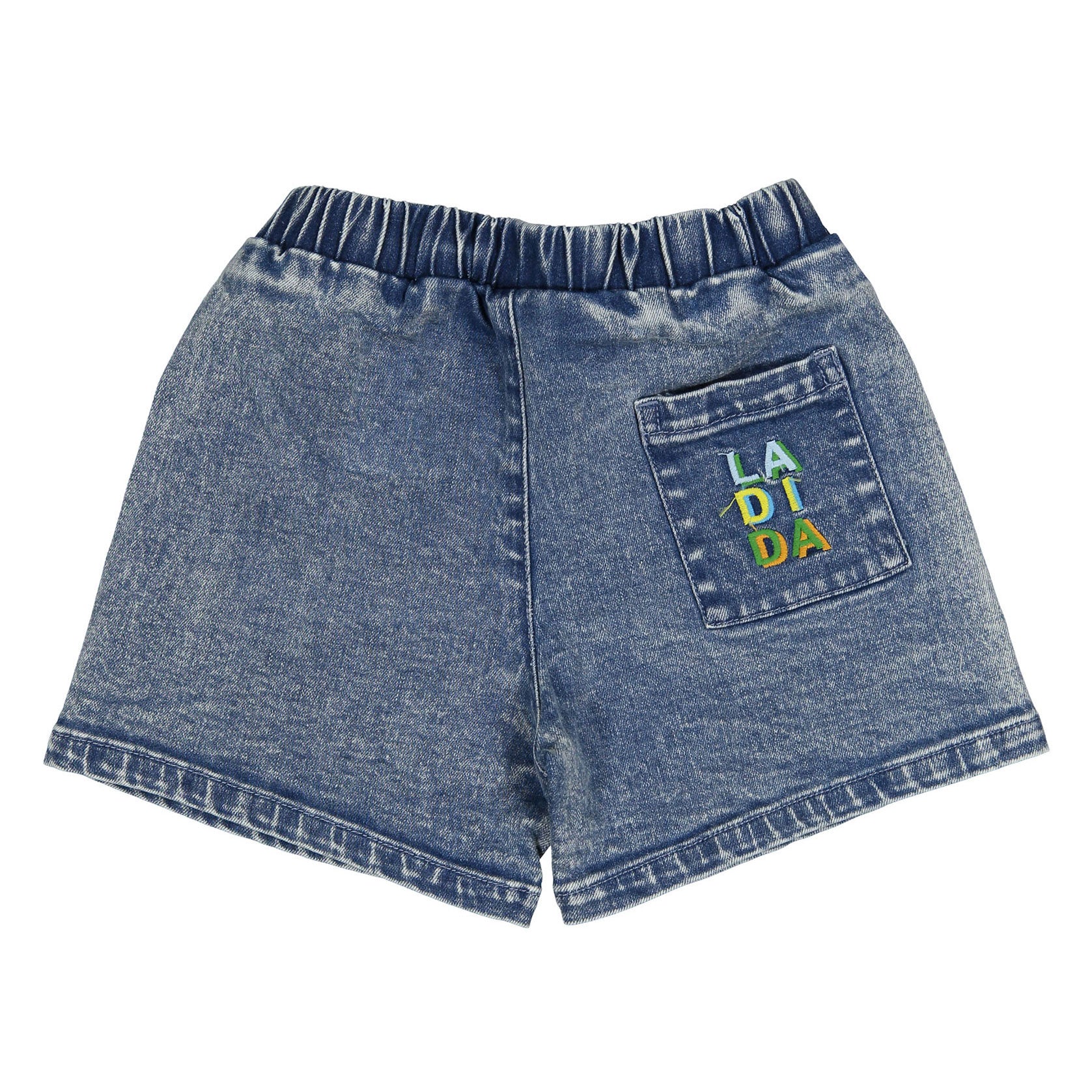 Ladida WKND Denim Logo Shorts - Image 2