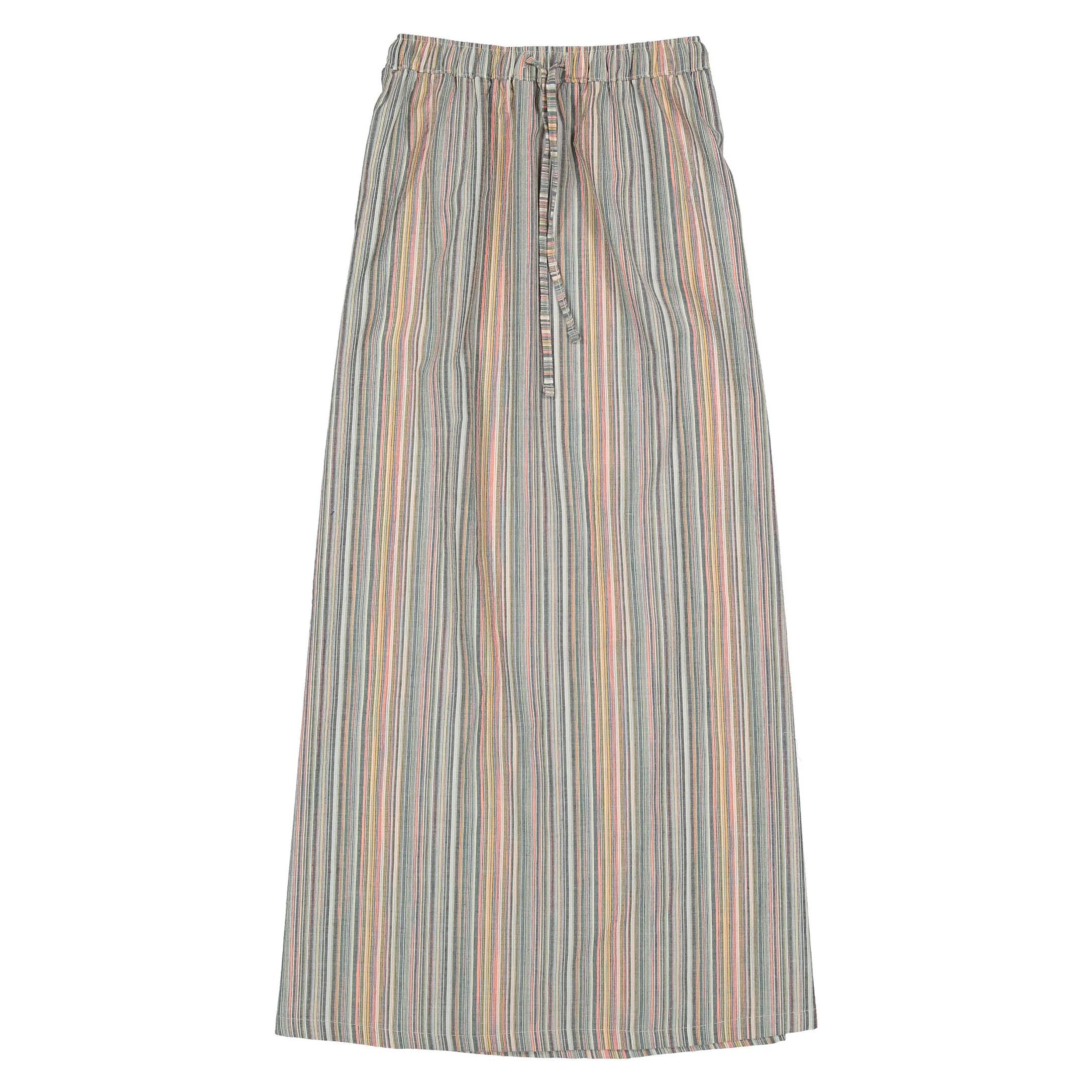 Ladida WKND Multi Pinstriped Maxi Skirt pinstripedmaxiskirt
