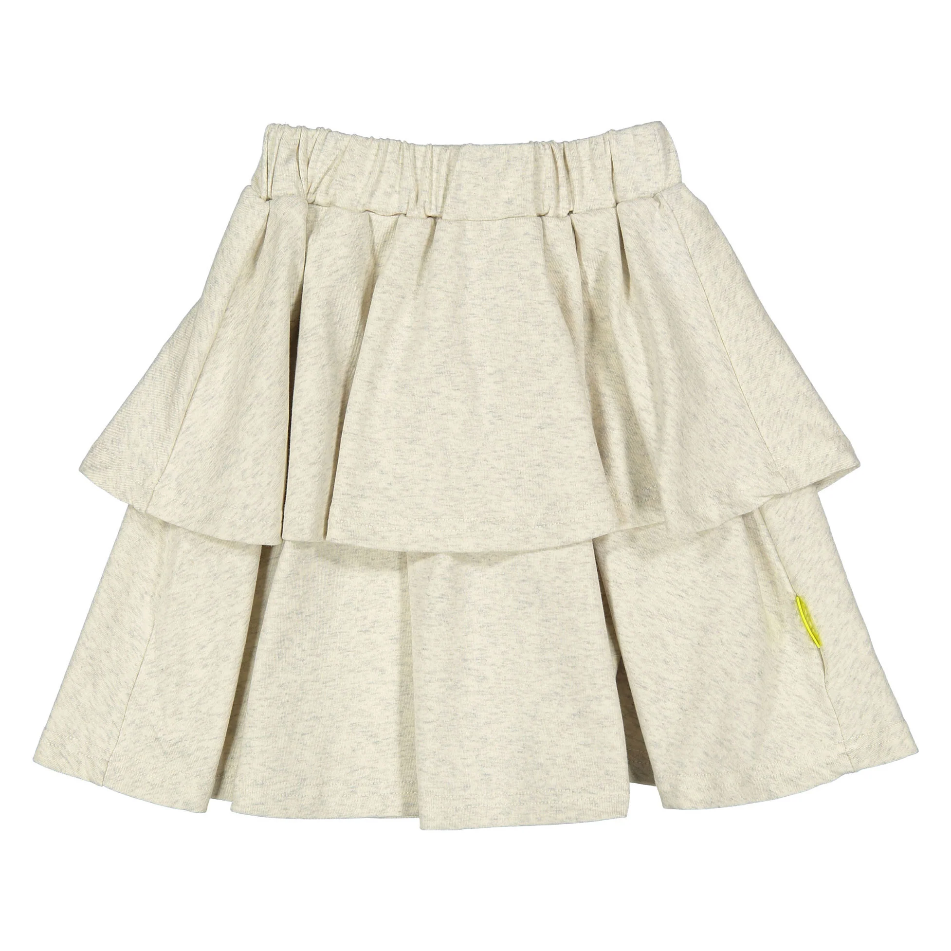 Ladida WKND Oatmeal Ruffle Skirt