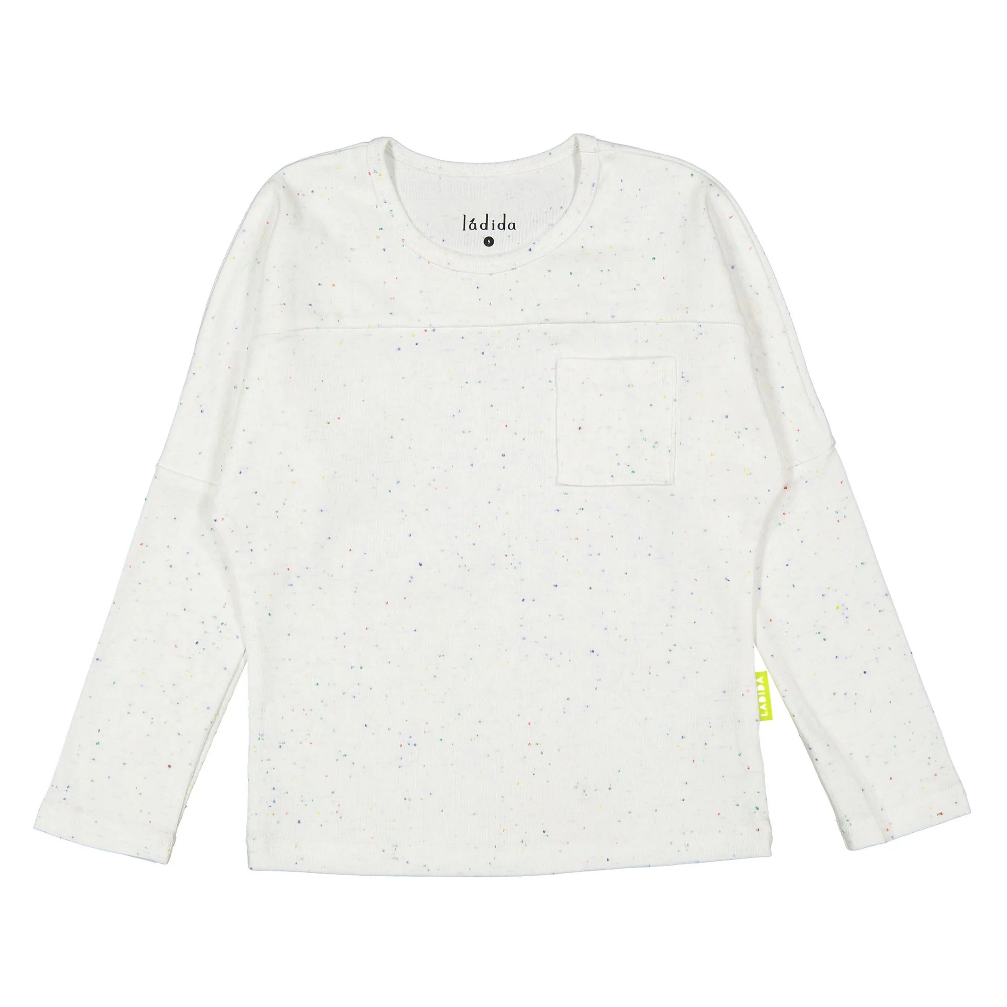 Ladida WKND White Speckled Tee
