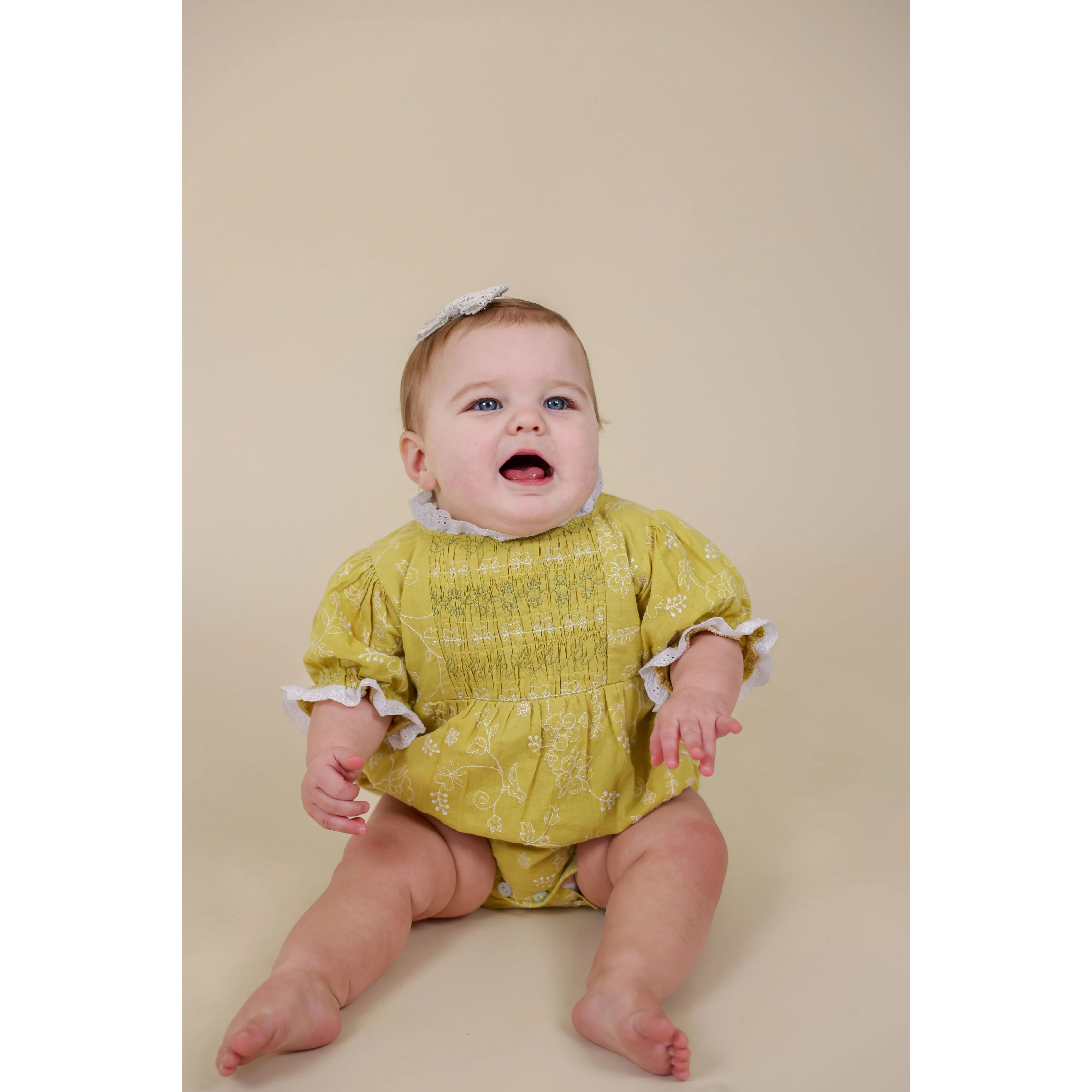 Lali Misted Yellow Embroidery Skye Romper - Image 2