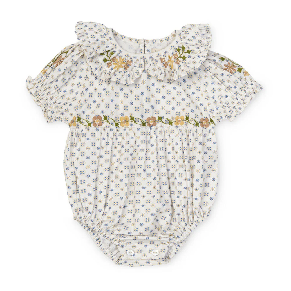 Lali Tile Print Little Belle Romper